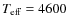 $T_{\rm eff} = 4600$