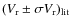 $(V_{\rm r}\pm\sigma V_{\rm r})_{\rm lit}$