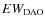 $EW_{\rm DAO}$