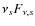 $\nu_s F_{\nu,s}$