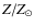 $Z/Z_\odot$
