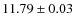 $11.79\pm 0.03$