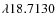 $\lambda 18.7130$