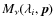 $M_\nu(\lambda_i,\vec{p})$