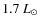 $1.7~L_\odot$