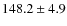 $148.2 \pm 4.9$