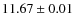 $11.67\pm 0.01$