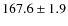$167.6 \pm 1.9$