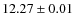 $12.27\pm 0.01$