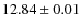$12.84\pm 0.01$