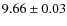$9.66\pm 0.03$