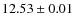 $12.53\pm 0.01$