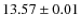 $13.57\pm 0.01$