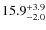 $15.9^{\rm +3.9}_{-2.0}$