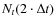 $N_t(2 \cdot \Delta t)$
