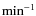 ${\rm min^{-1}}$