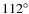 $ 112^\circ$