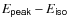 $\textit {E}_{\sf peak}-\textit {E}_{\sf iso}$