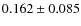 $0.162\pm 0.085$