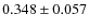 $0.348\pm 0.057$