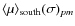 $\langle \mu \rangle _{\rm south}(\sigma)_{pm}$