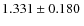 $1.331\pm0.180~$