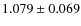 $1.079\pm0.069$