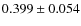 $0.399\pm0.054$