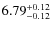 $6.79_{\rm -0.12}^{+0.12}$
