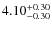 $4.10_{\rm -0.30}^{+0.30}$