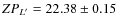 $ZP_{L'}=22.38\pm0.15$