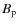 $B_{\rm p}$