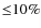 ${\leq}10\%$
