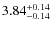$3.84_{\rm -0.14}^{+0.14}$