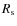$R_{\rm s}$