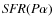 ${\it SFR}(P\alpha)$