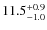 $\rm 11.5^{+0.9}_{-1.0}$