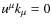 $u^{\mu}k_{\mu}=0$