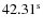 $42.31^{\rm s}$