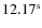 $12.17^{\rm s}$