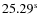 $25.29^{\rm s}$