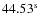 $44.53^{\rm s}$