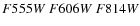 $F555W\ F606W\ F814W$