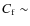 $C_{\rm f}\sim$