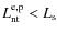 $L_{\rm nt}^{\rm e,p}<L_{\rm s}$