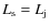 $L_{\rm s}=L_{\rm j}$