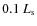 $0.1~L_{\rm s}$
