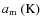 $a_{\rm m} \ ({\rm K})$