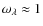 $\omega_\lambda \approx 1$