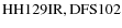 ${\rm HH 129 IR, DFS102}$